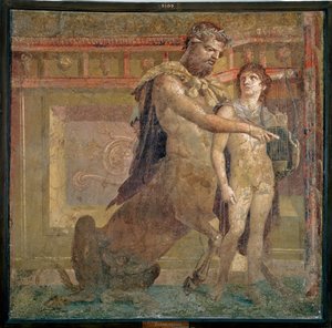 La educación de Aquiles por Quirón, de Herculano de Unbekannt Unbekannt
